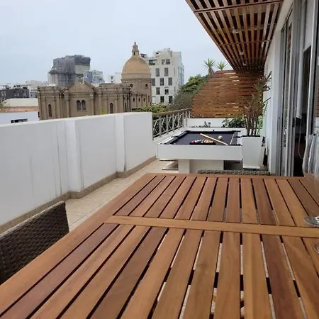 Apartamento Moderno Departamento Cerca Al Malecon Lima Exterior foto